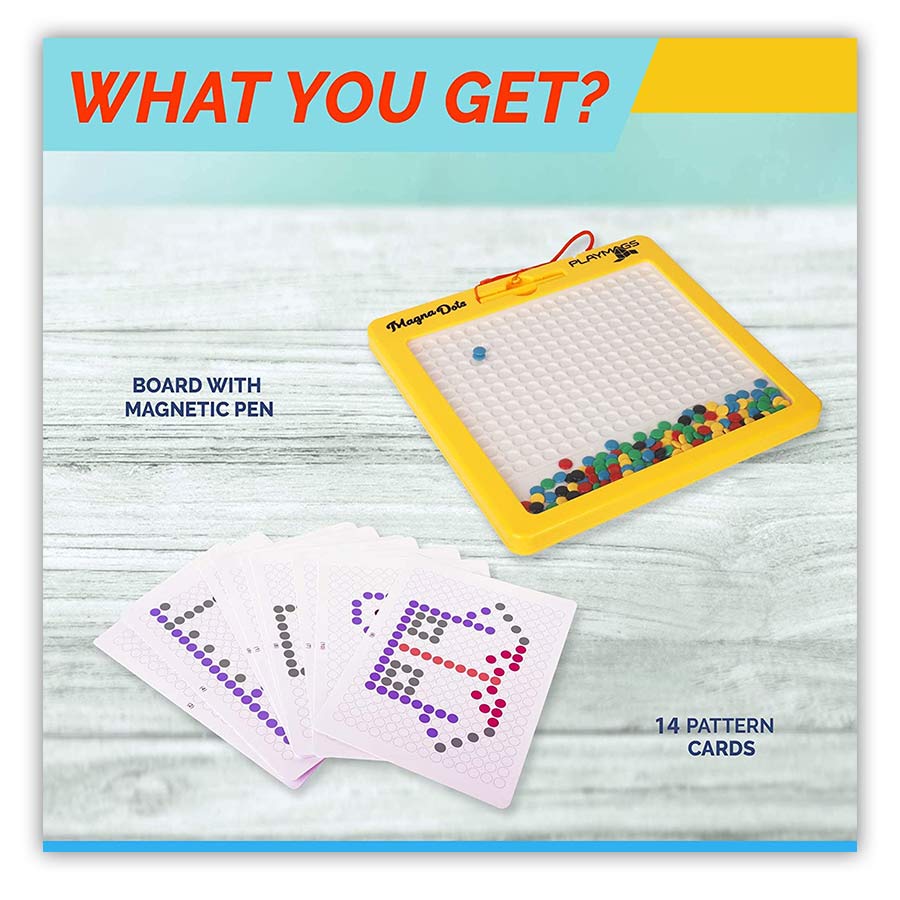 PLAYMAGS Magna Dots Magnetic Board Large
