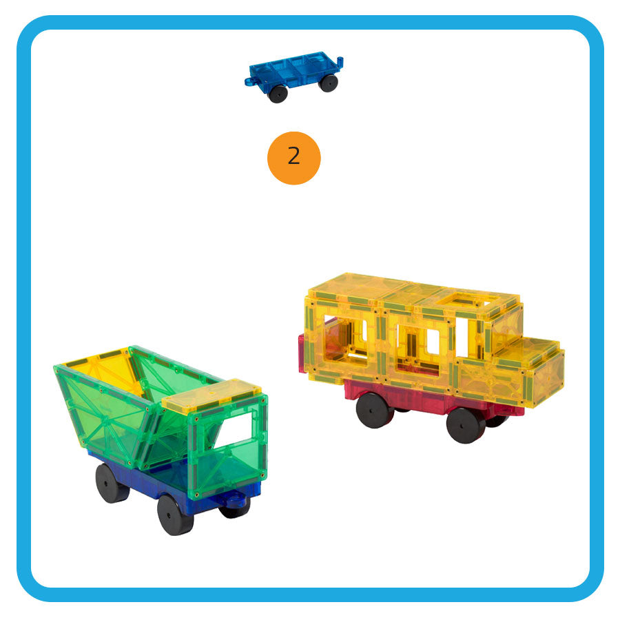 PLAYMAGS 2 Car Set