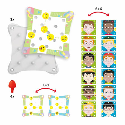 Quercetti Make a Face Puzzle