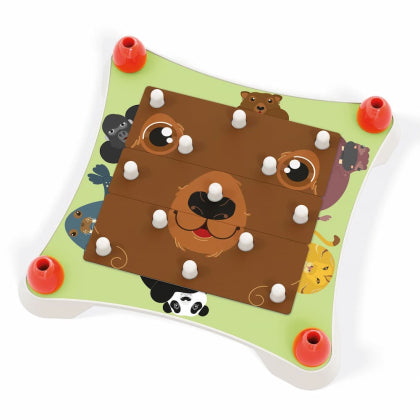 Quercetti Guess the Animal Faces Puzzle
