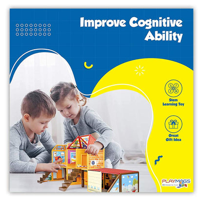 PLAYMAGS Magnetic Playhouse