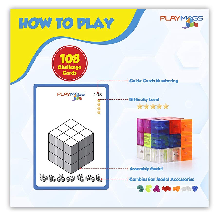 PLAYMAGS Μαγνητικός Κύβος