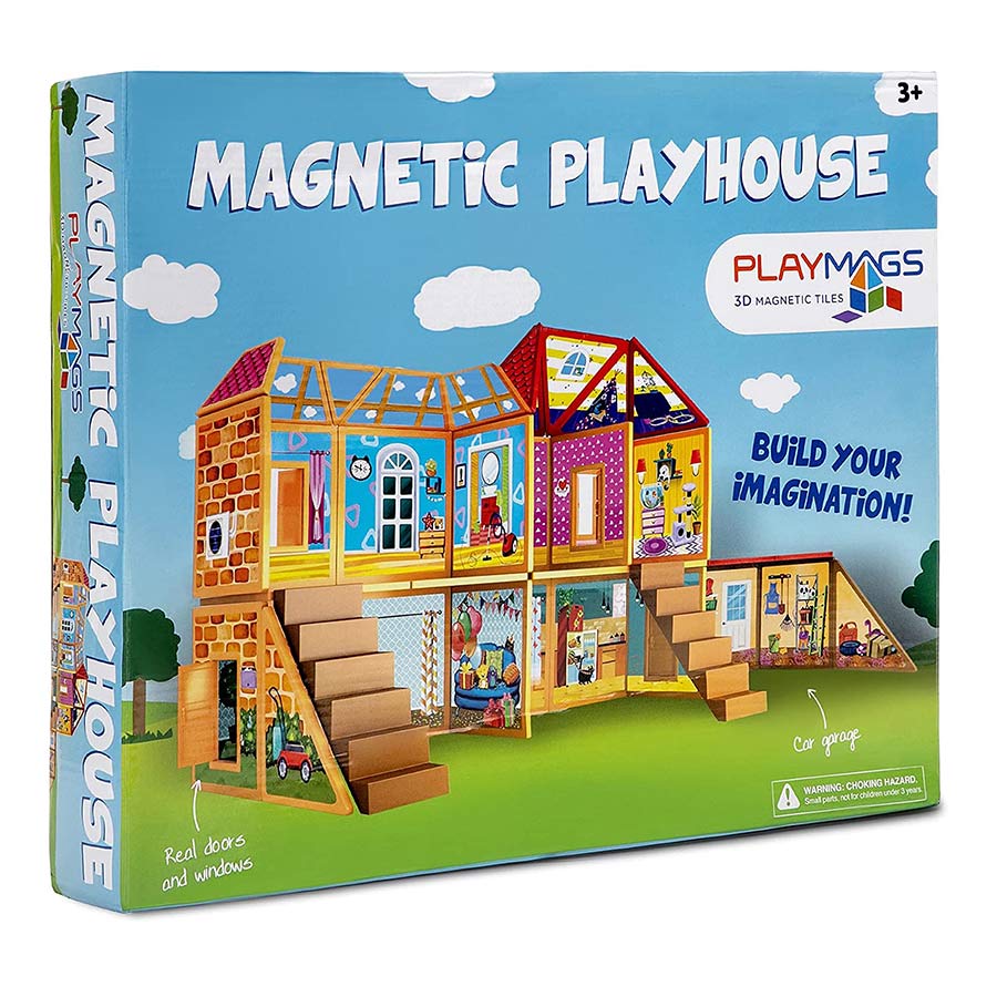 PLAYMAGS Magnetic Playhouse