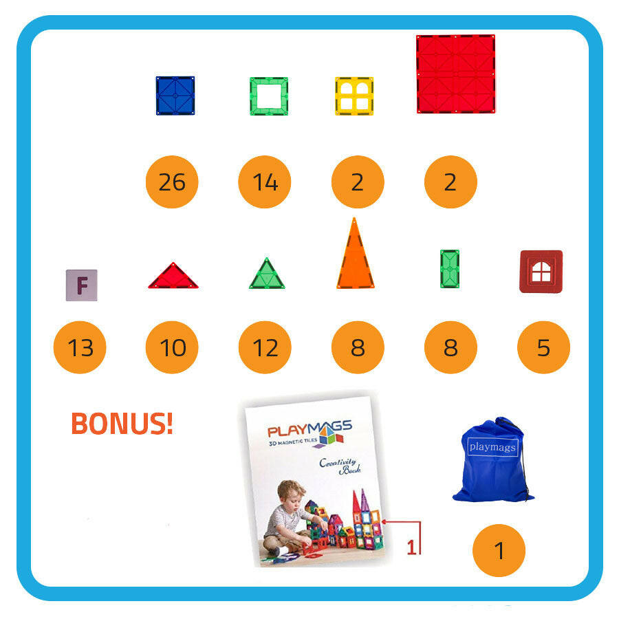 Σετ Playmags 100 κομμάτια