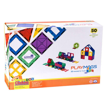 PLAYMAGS 50 Piece Add-On Set