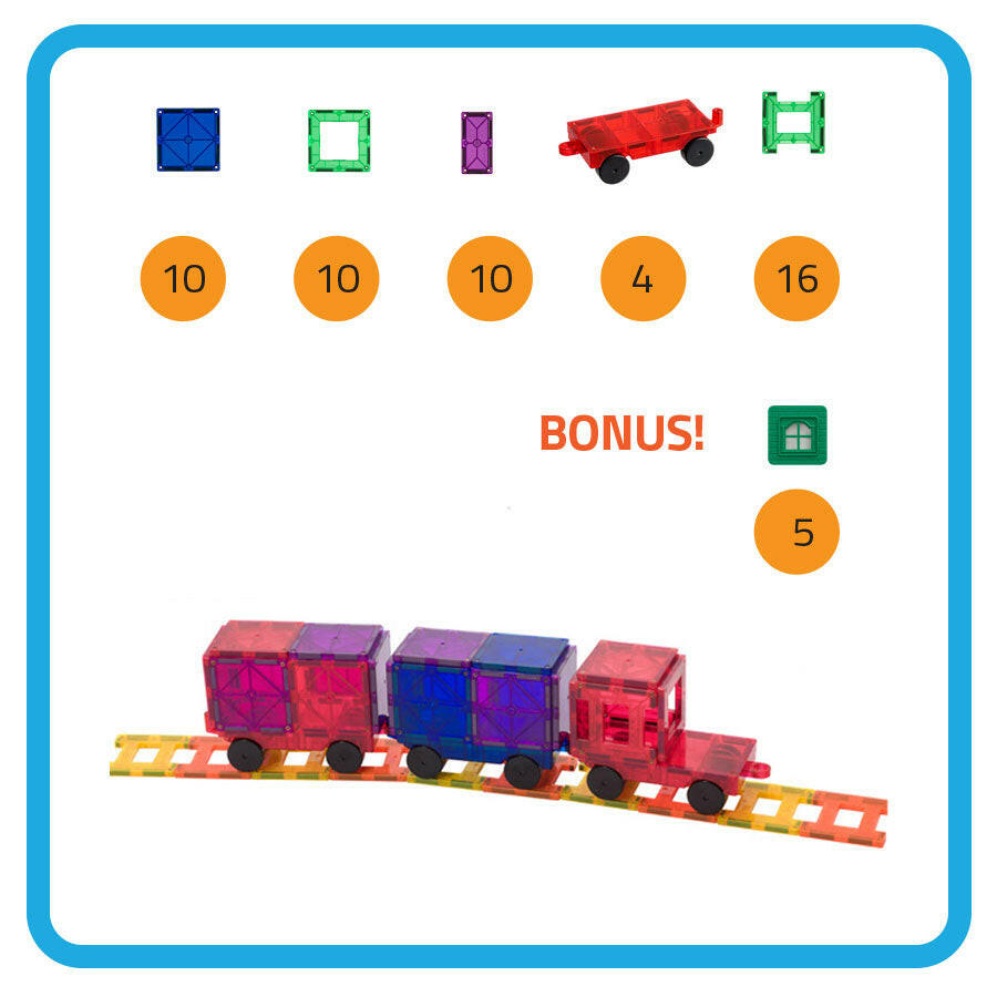 PLAYMAGS 50 Piece Add-On Set