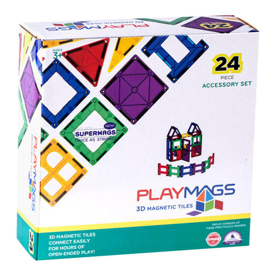 PLAYMAGS 24 Piece Add-On Set