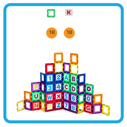 PLAYMAGS 36 Piece Educational Set