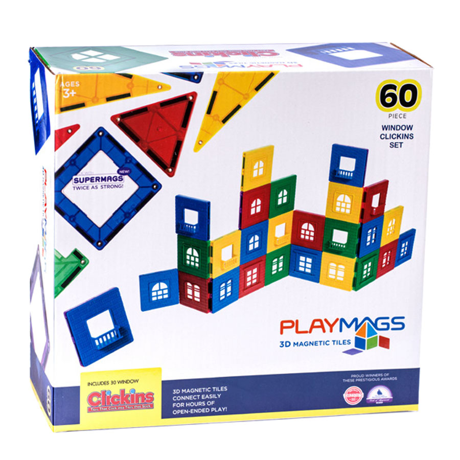 PLAYMAGS 60 Piece Window Set