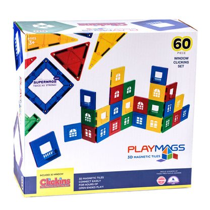 PLAYMAGS 60 Piece Window Set
